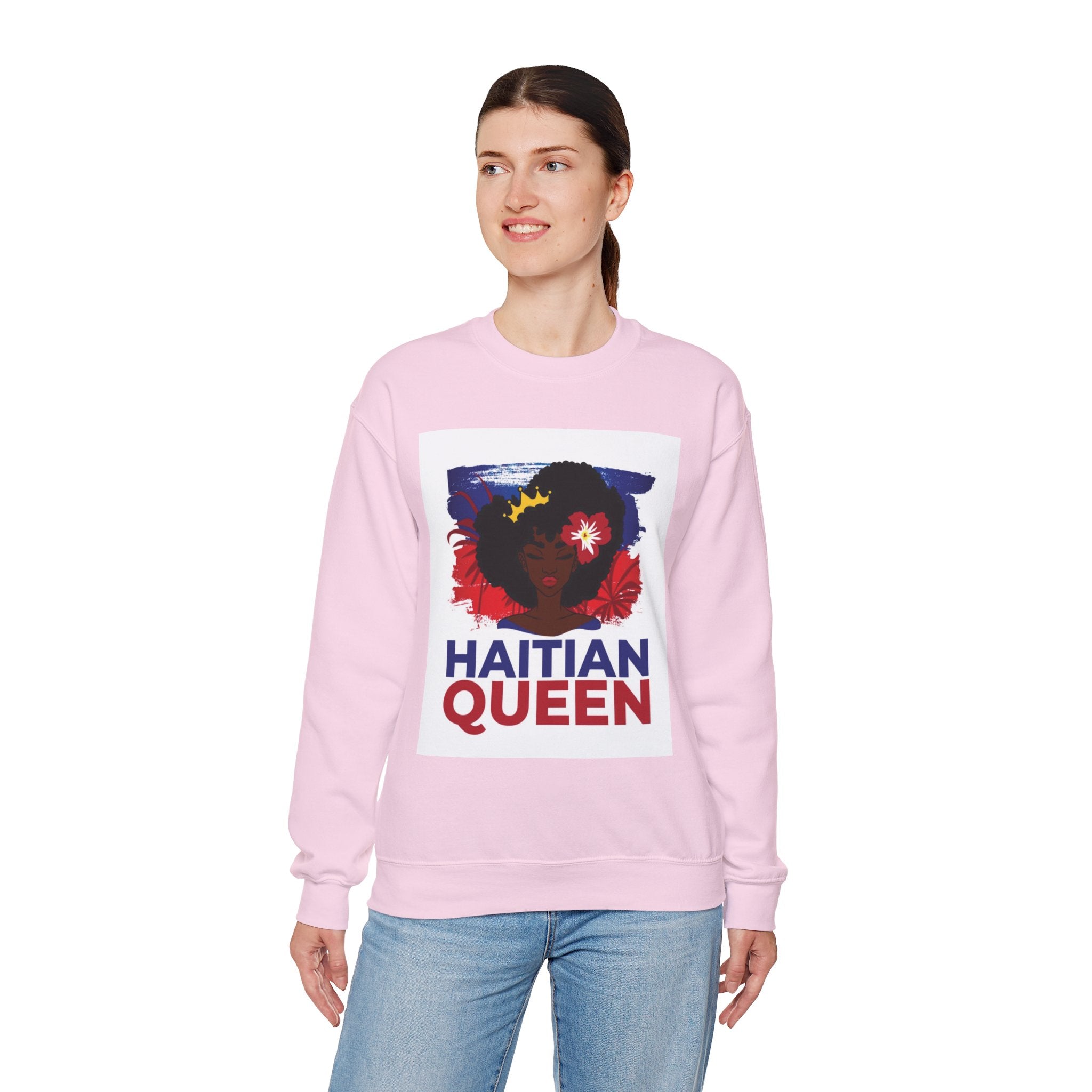 Haitian Queen Sweatshirt — Afrocentric Pride Crewneck
