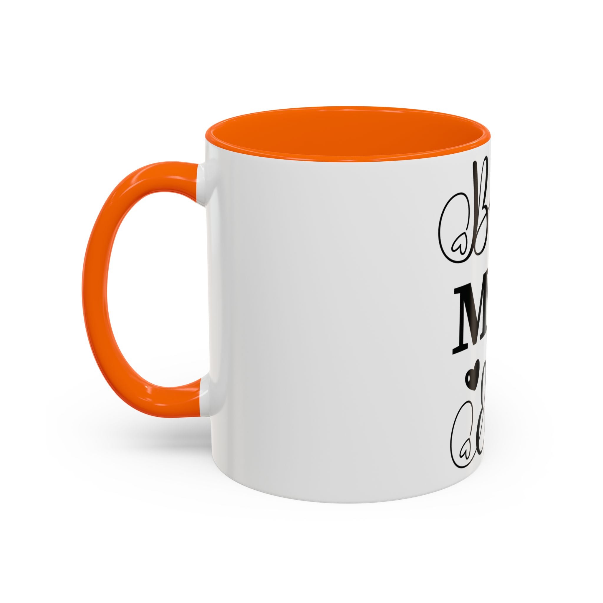 Best Mom Ever Accent Coffee Mug – Mother’s Day Gift, Black Heart Design (11/15oz)