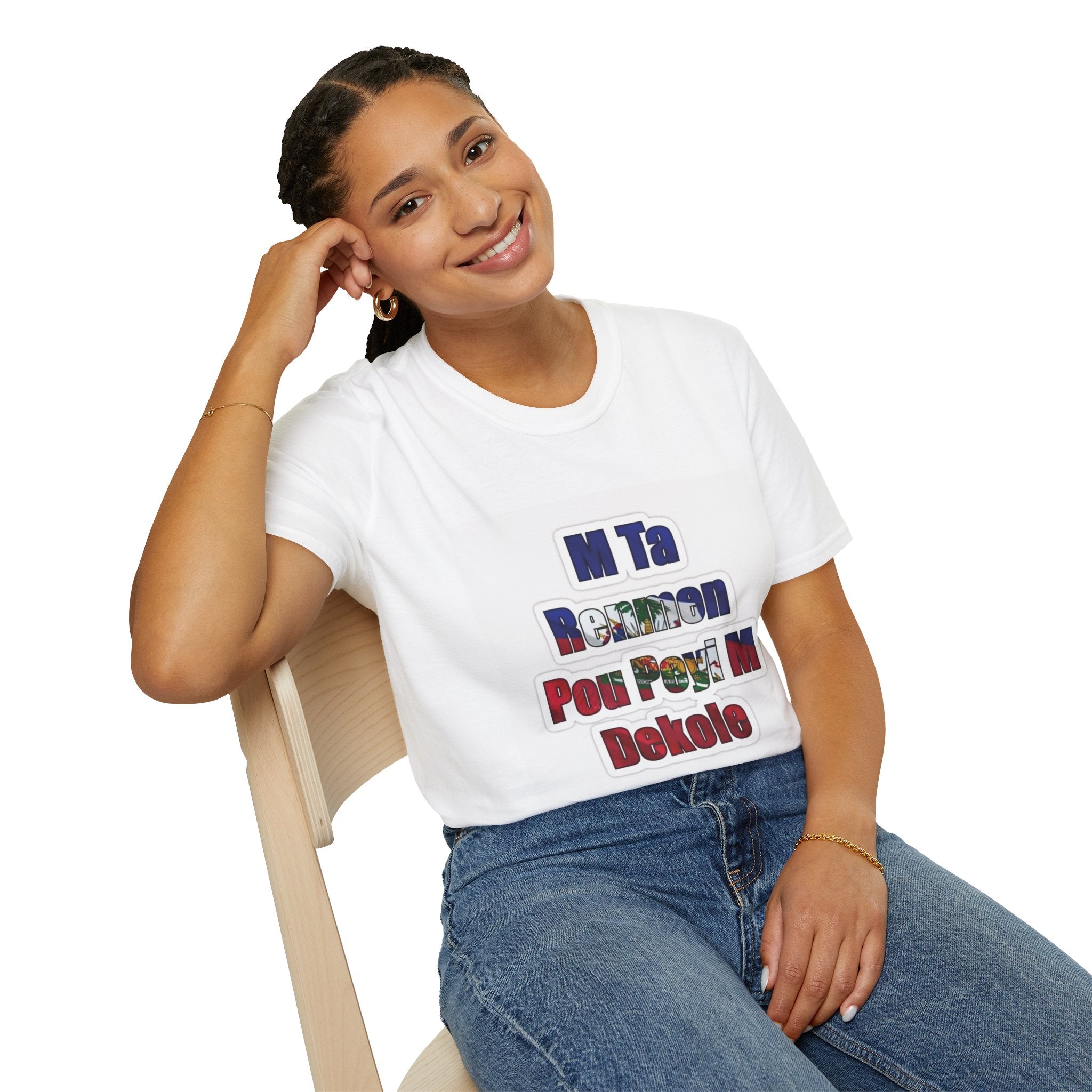1804 Haiti Pride T-Shirt — "M Ta Renmen  Pou Peyi M Dekole" Haitian Creole Independence Tee
