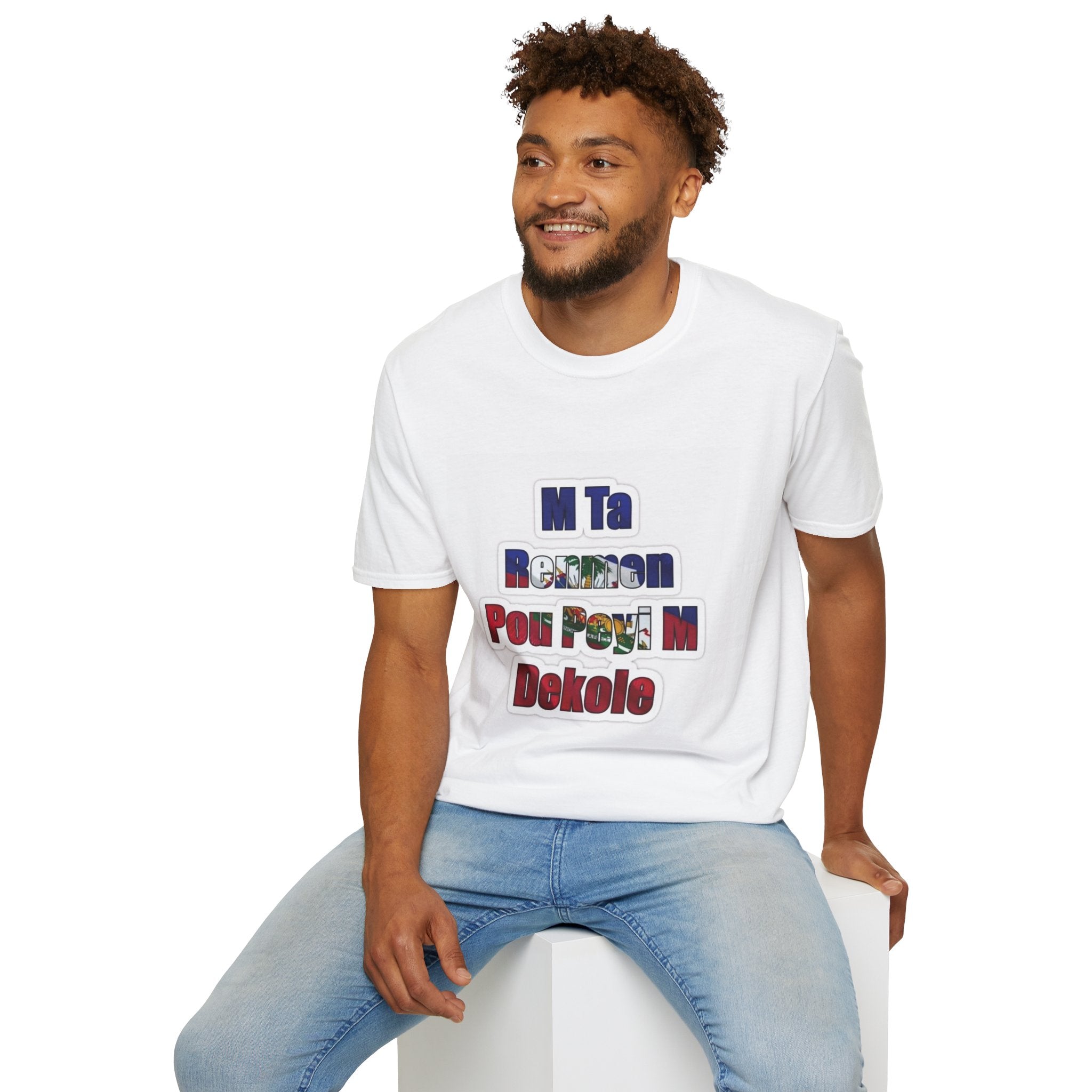 1804 Haiti Pride T-Shirt — "M Ta Renmen  Pou Peyi M Dekole" Haitian Creole Independence Tee